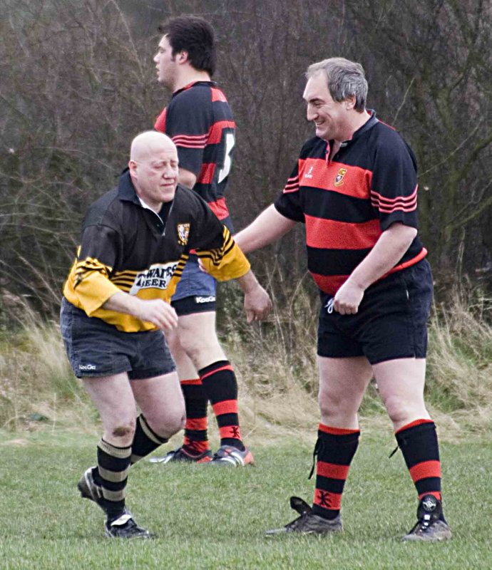 Steve encourages son, Peter Stanley, in his first game