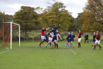 Goalmouth action!