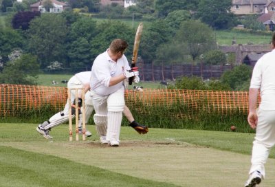 Dave admires his ability as he cruises his way to a fifty