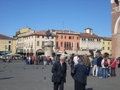 On the piazza