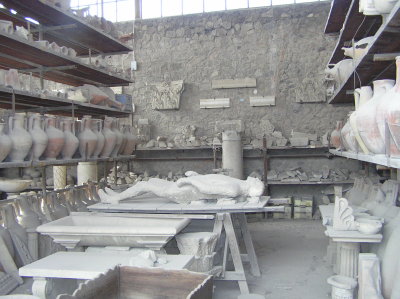Relics and plaster castings
