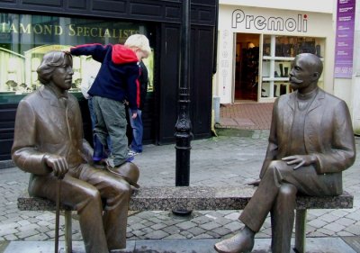 Oscar Wilde, Edward Wilde and a wee little boy in Galway