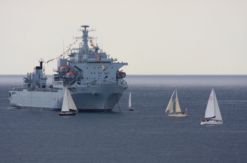 Royal Navy fleet auxilliary 'Argus'
