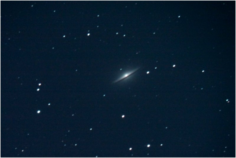 The Sombrero Hat Galaxy, M104, in Virgo