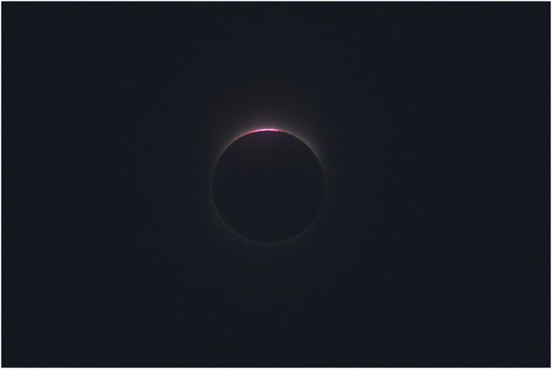 2009  Eclipse - the Sun's Chromosphere at Third Contact, the end of the totality