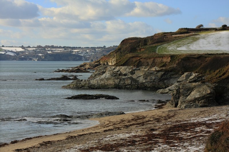 Spit Beach, looking towards St Austell