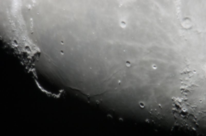 Moon - Mare Imbrium and Sinus Iridum