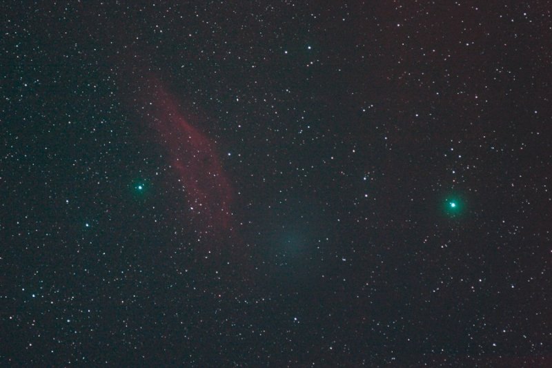 The 'California' Nebula and Comet Holmes