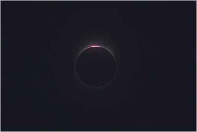 2009  Eclipse - the Suns Chromosphere at Third Contact, the end of the totality