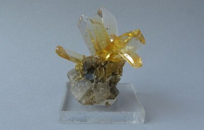 Selenite on Halite