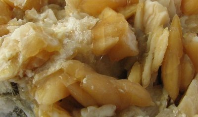 Calcite w/ Analcime & Natrolite Detail