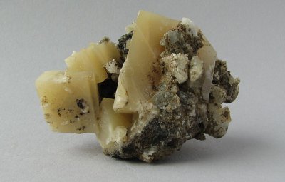 Calcite w/ Analcime
