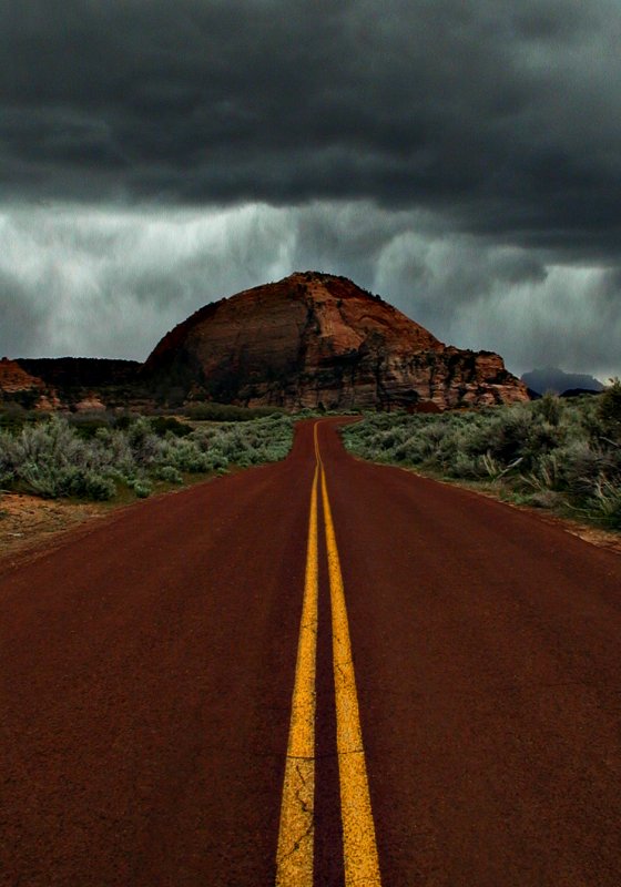 Follow The Yellow Stripe Road
