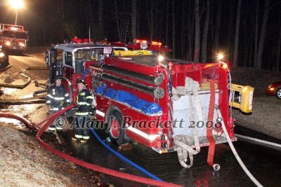Southbridge MA - Structure fire, 83 Cliff St. - March 12, 2008