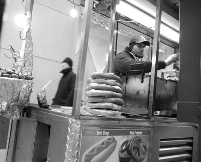 Hot dog vendor