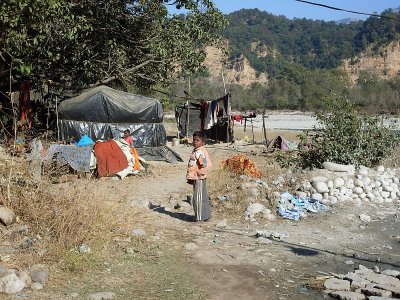 Poverty near the Kosi river