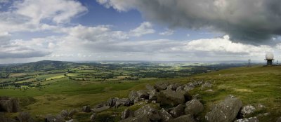 Panoramic from clee hill