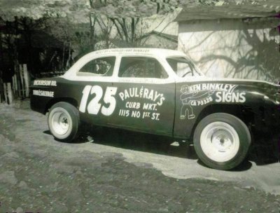 Charlie Binkley's first race car Feburary 21, 1960