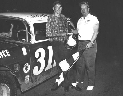 1965 Bobby Allison and Forrest Prince victory lane.
