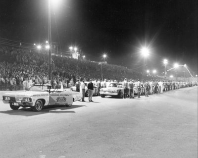 1966 Front straight during anthem.