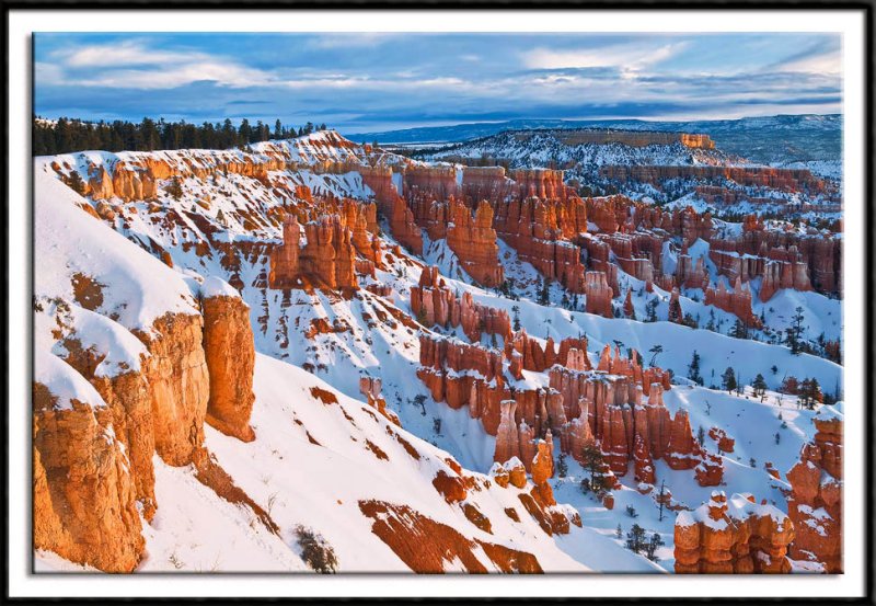 Snowy Bryce Canyon Amphitheater