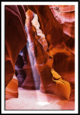 Light Beam at Upper Antelope Canyon - Page, AZ