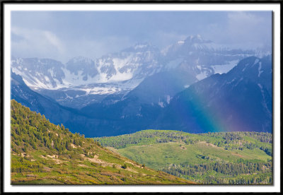 Rainbow Along The Sneffels Range
