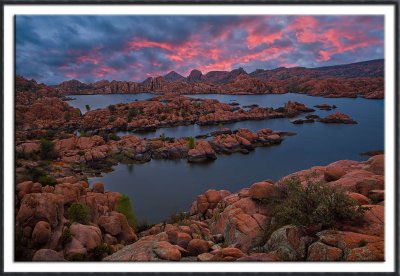 Watson Lake Sunset