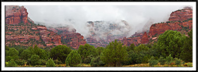 Rain Clouds Over Fay Canyon