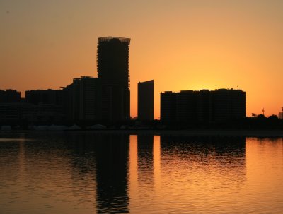 Sunrise in Abu Dhabi
