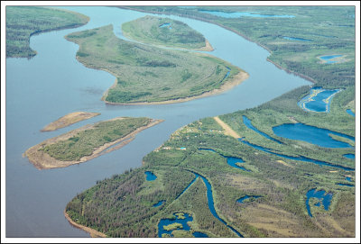 Stevens Village, Yukon River...