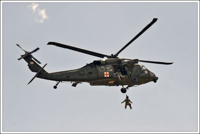 Millitary Rescue Demonstration...