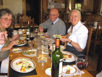 Isabel, Graeme and Joan