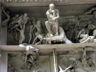 Detail of the sculpture