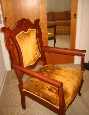 Copy of Queen Anne fiddleback chair