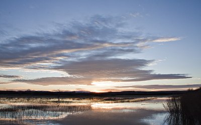 Sunrise from the Marsh Deck