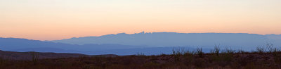 Sunrise over the Sierra Del Carmen