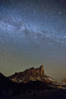 Mountain Peak and Milky Way