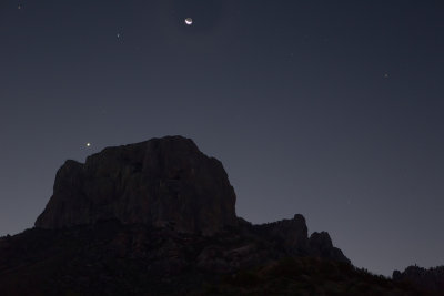 Moon and Casa Grande