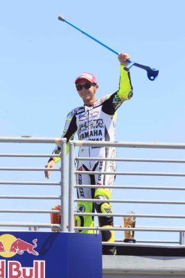 Rossi in third