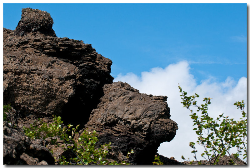 Lac Myvatn: champ de lave de Dimmuborgir