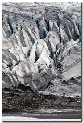 Front du glacier Skaftafellsjkull