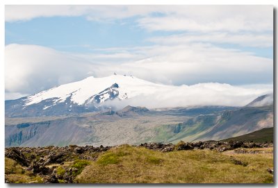 Vers la pninsule de Snaefellsnes: Glacier du Snaefellsjokull