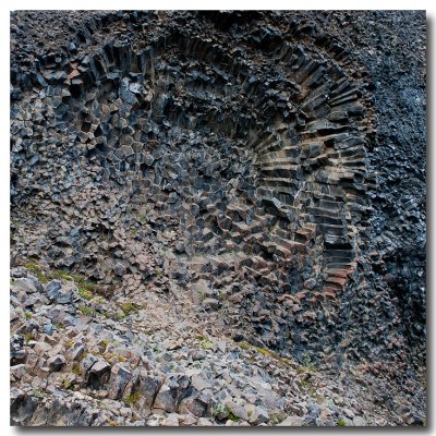 Etoile basaltique dans le Hljodaklettar