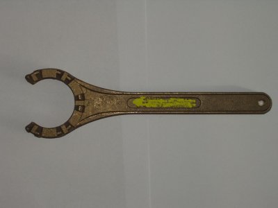 The finned exhaust nut wrench.