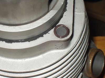 Close-up of large and small o-rings.