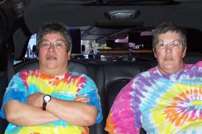 Stef and Deb-Limo ride to the hotel.jpg