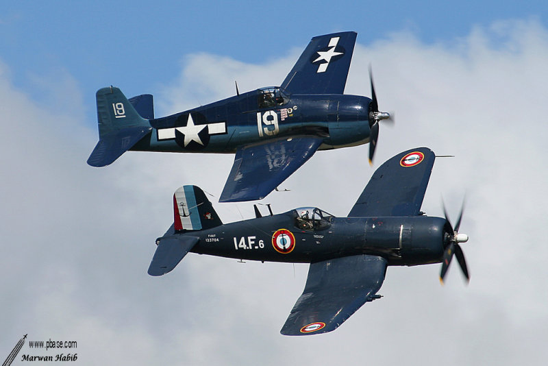 Rennes 2007 - Grumman F-6F Hellcat & Vought F-4U Corsair