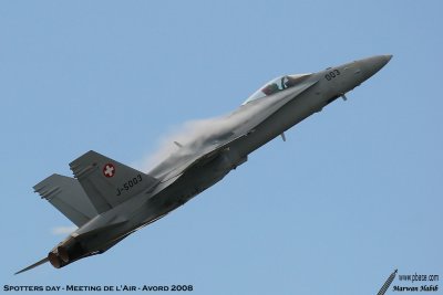 Avord 2008 - McDonnell Douglas F/A-18F Swiss Air Force