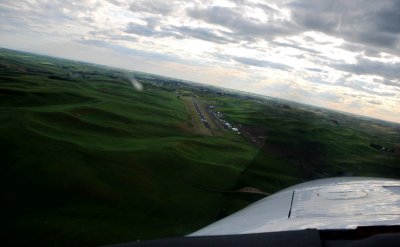 Coming into Pullman WA (KPUL)